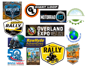 A mashup of a bunch of 2023 ADV rally icons