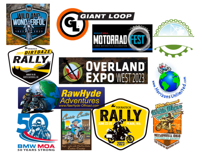 2023 ADV Motorcycle Rallies, Expos & Events