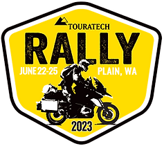 The official badge of the 2023 Touratech Rally.