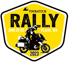 The official badge of the 2023 Touratech Rally.