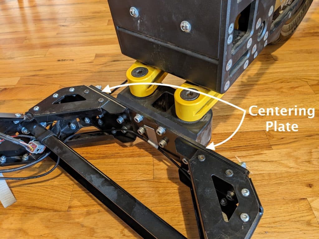 A picture of the Pasq ADV1's adapter plate.