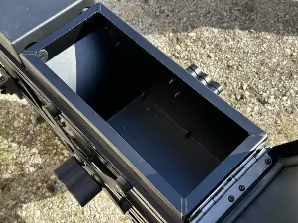 adv1 moto trailer lockable storage compartment