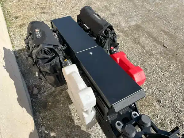 adv1 trailer top view - loaded